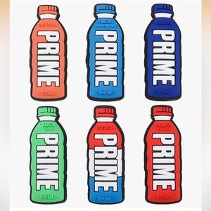 6 Pieces Colorful Bottle Shoe Crocs Charms Kids Drink Charms for Party Favor nwt